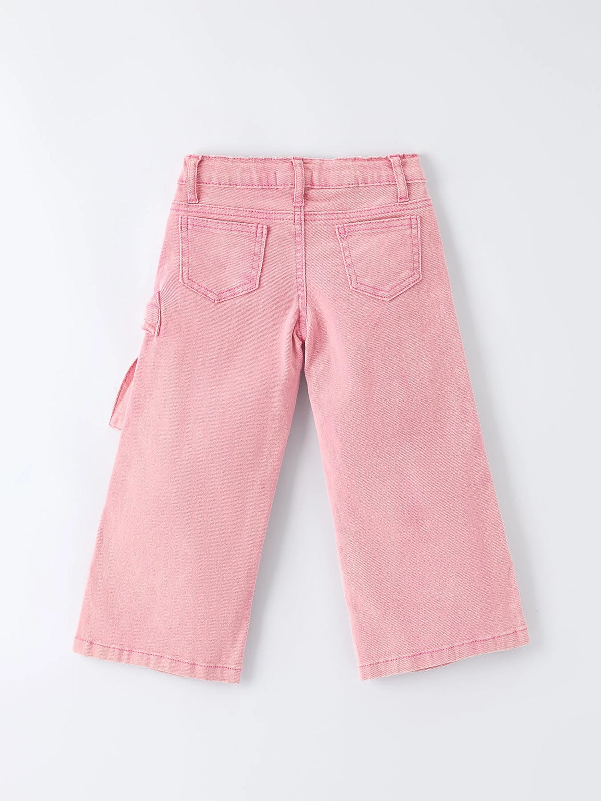 Pink Bow Denim Pants