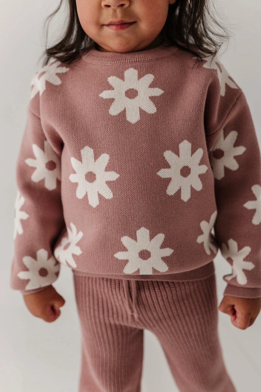 Baby Sprouts Rose Daisies Sweater