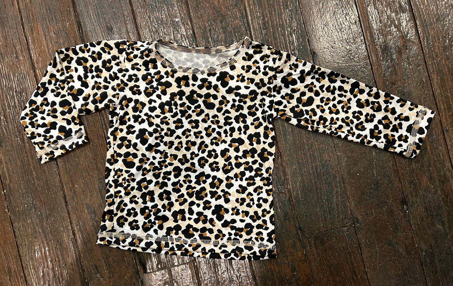 Yoga Baby LS Leopard Top