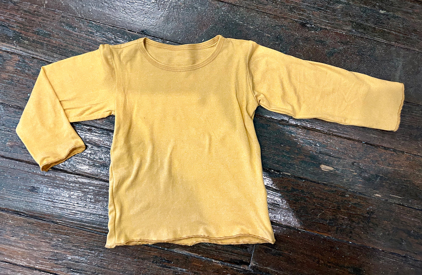 YogaBaby LS Mustard Top