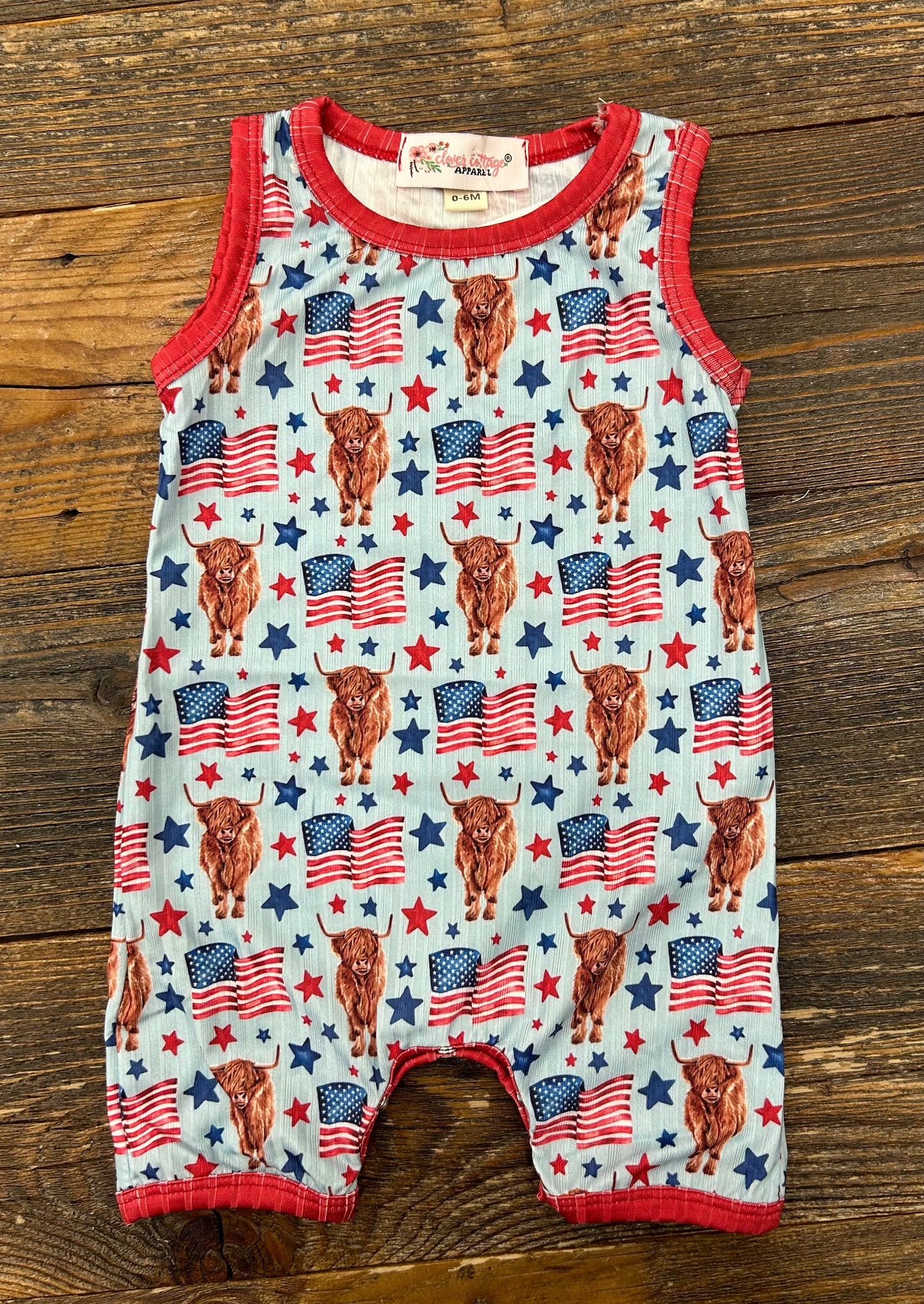 Highland USA Romper