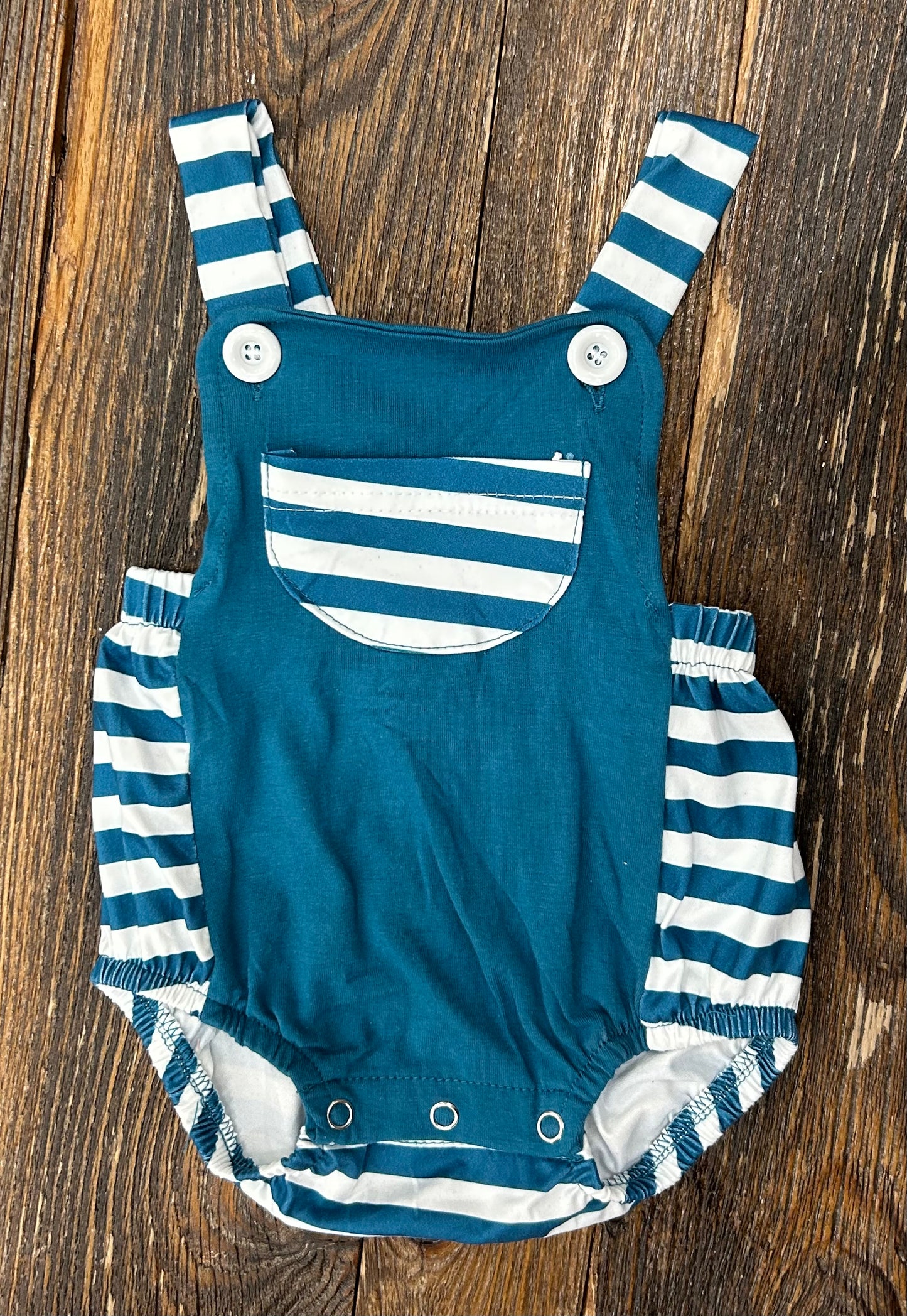 Teal Striped Bubble