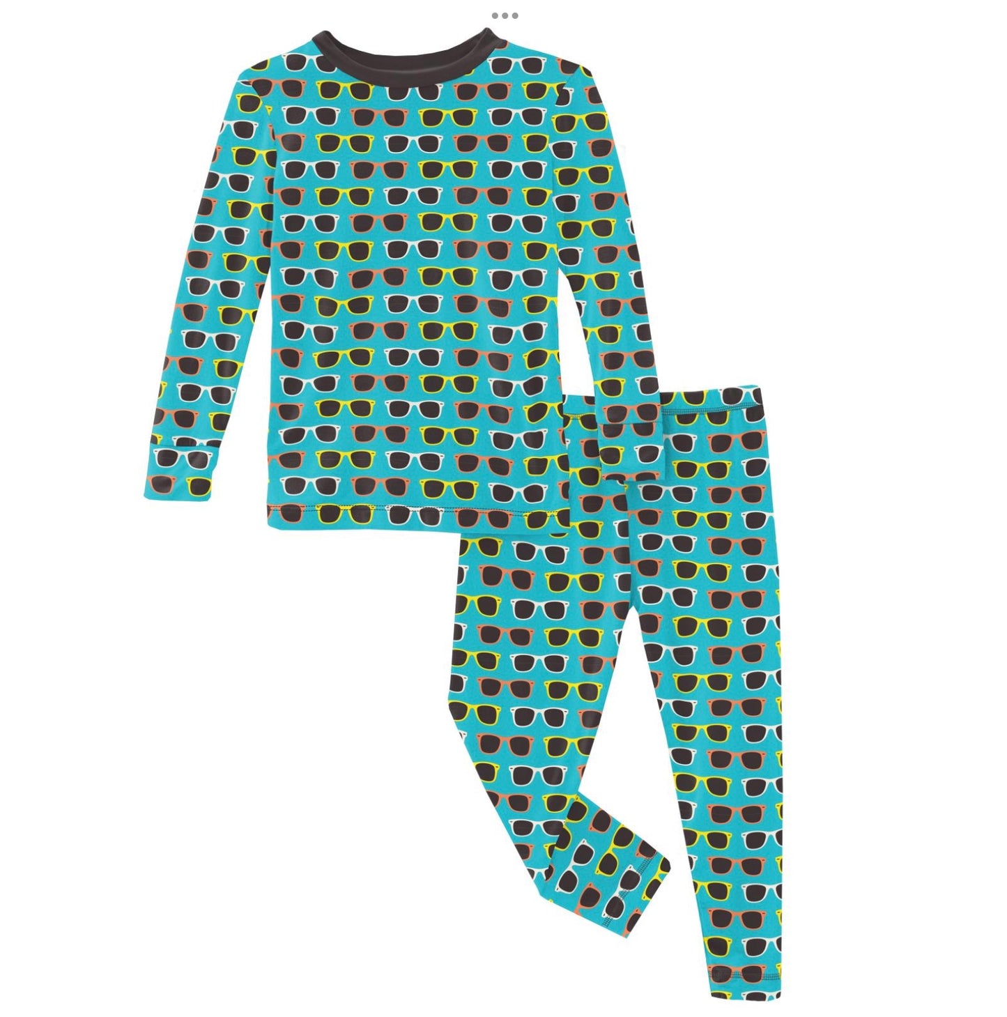 Kickee Pants Confetti Sunglasses Long Sleeve PJ Set