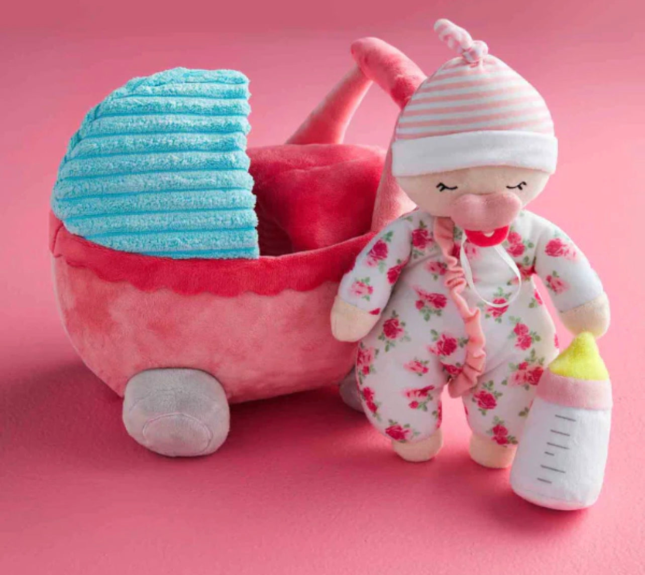 Mudpie Baby Doll Plush Set