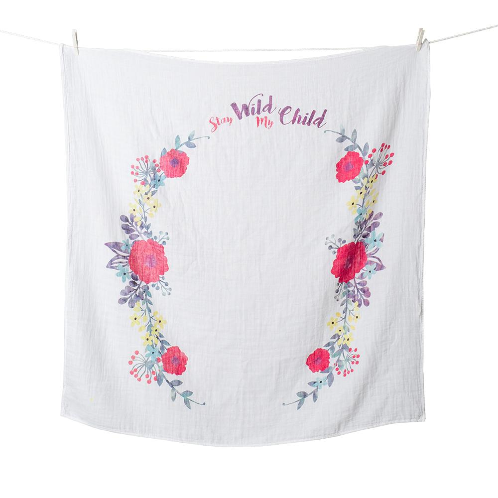 Stay Wild my Child Monthly Blanket