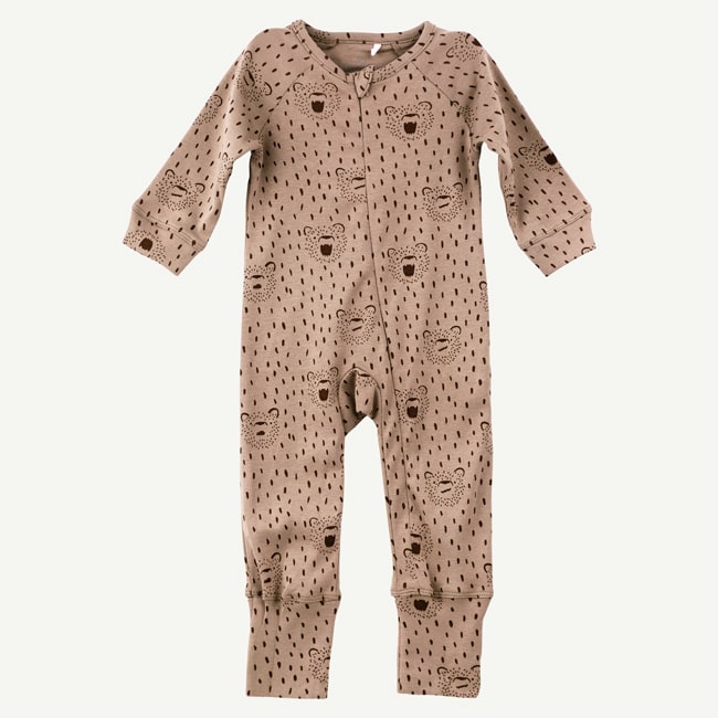 Oliver & Rain Brown Bear Unionsuit