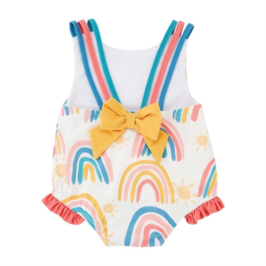 Mudpie Rainbow Swimsuit + HB