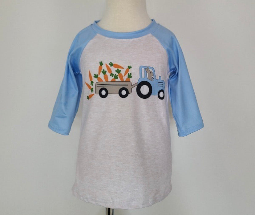CC Carrot Tractor Raglan