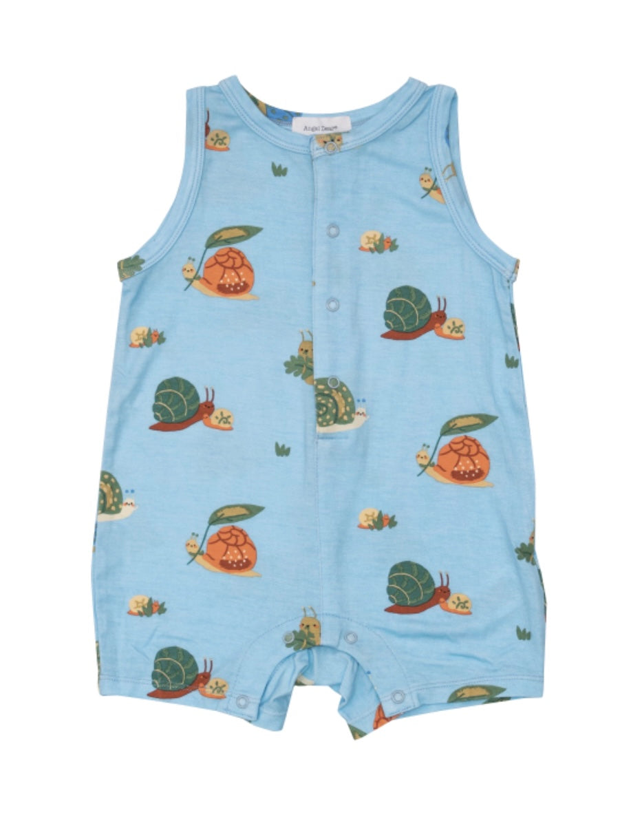 Angel Dear Snails Shortie Romper