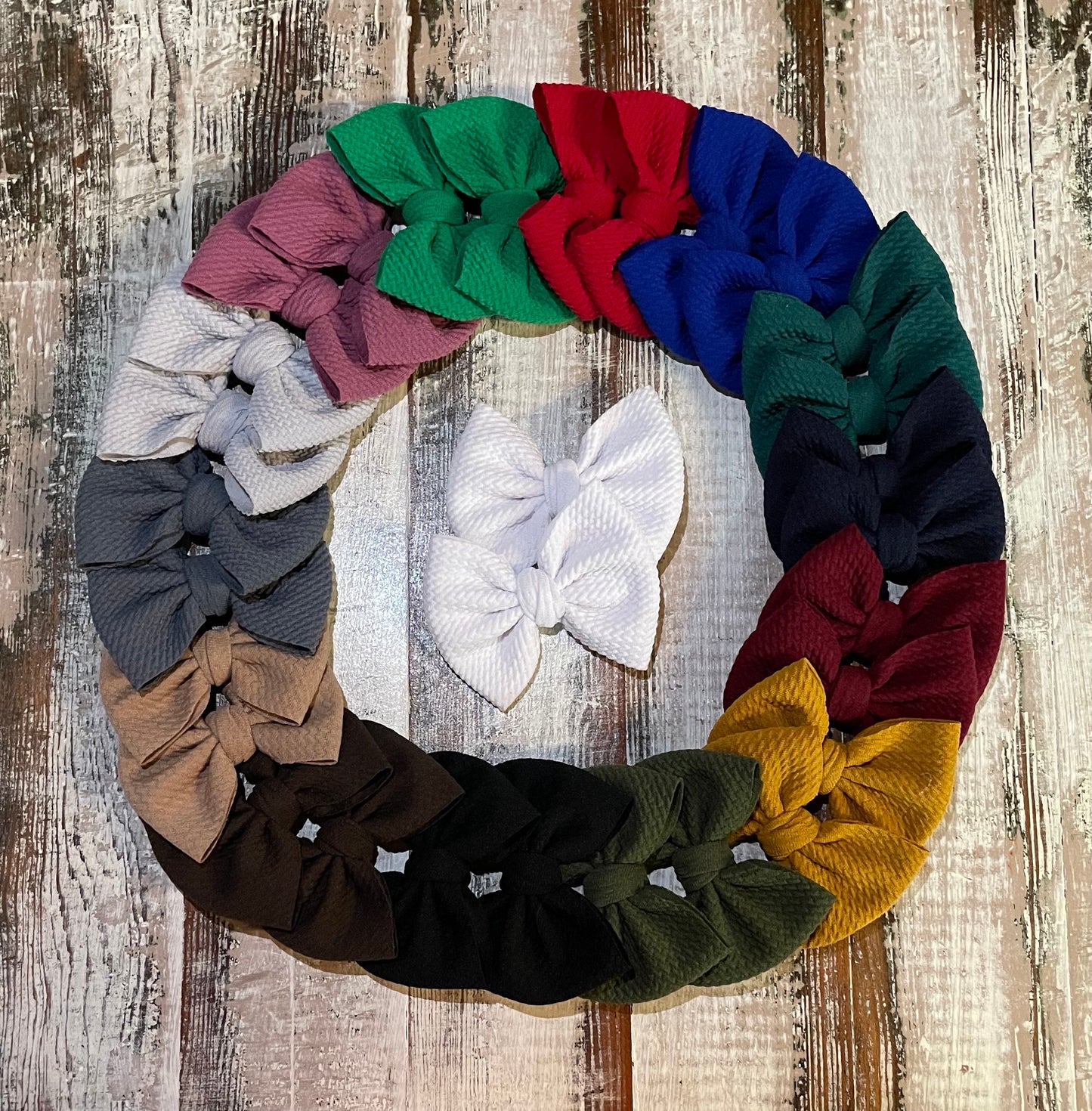 JJs 3in Solid Piggie Bows