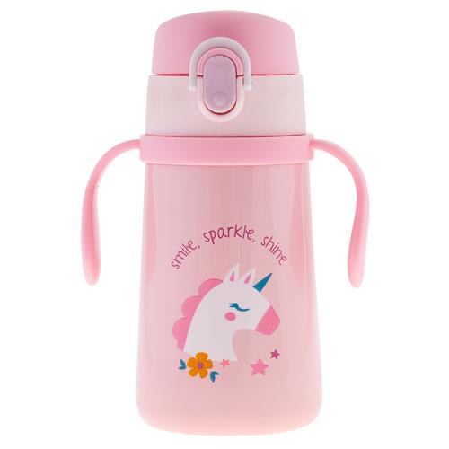 SJ Double Wall SS Bottle With Handles