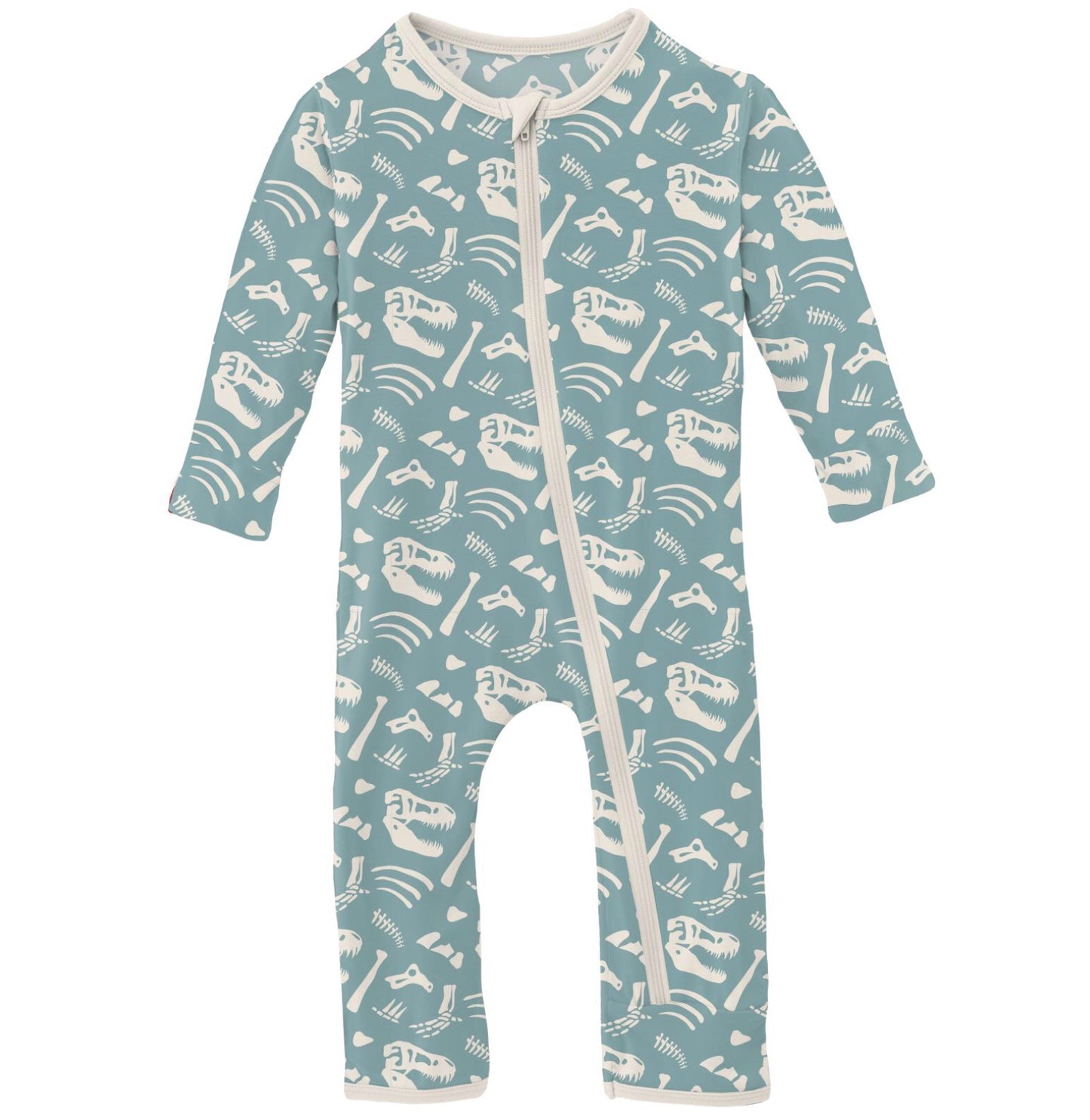 Kickee Pants Jade Bones Coverall with Zipper