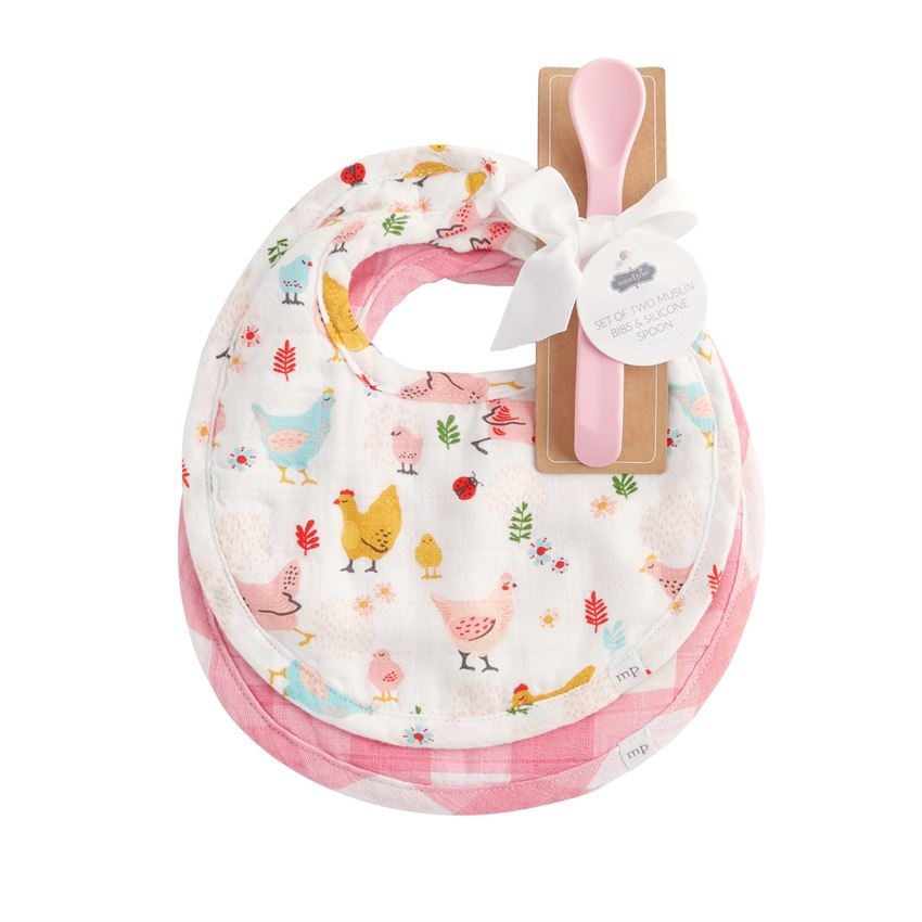 Mudpie Muslim Bib Set With Spoon
