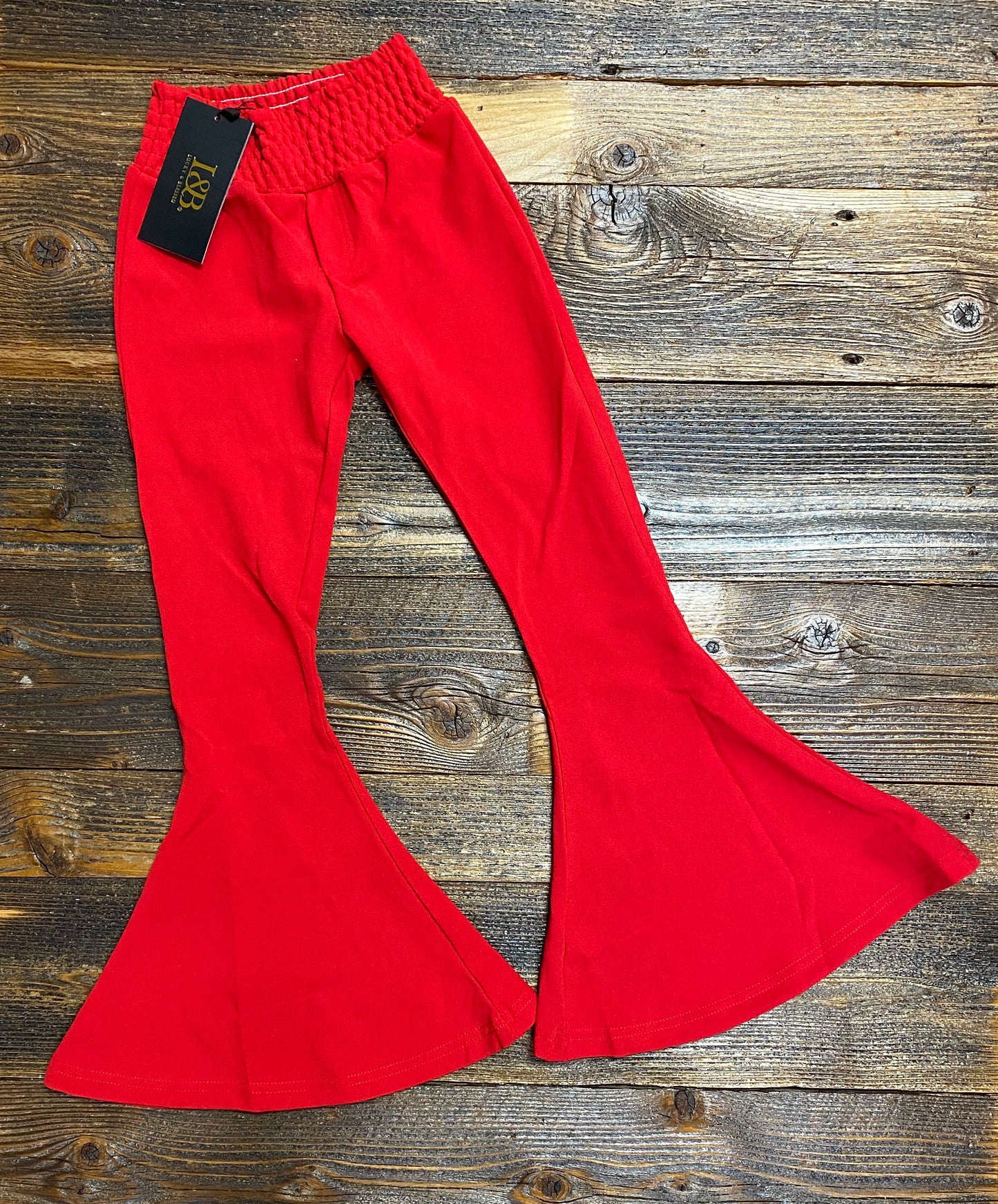 L&B Red Flare Pants