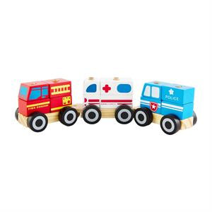 Mudpie Emergency Vehicle Block Train