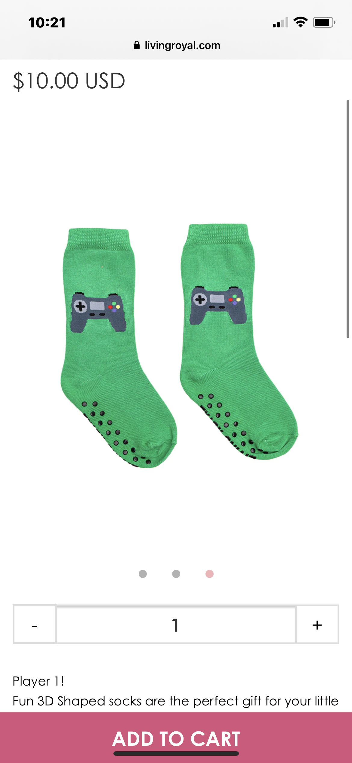 Living Royal 3D Socks