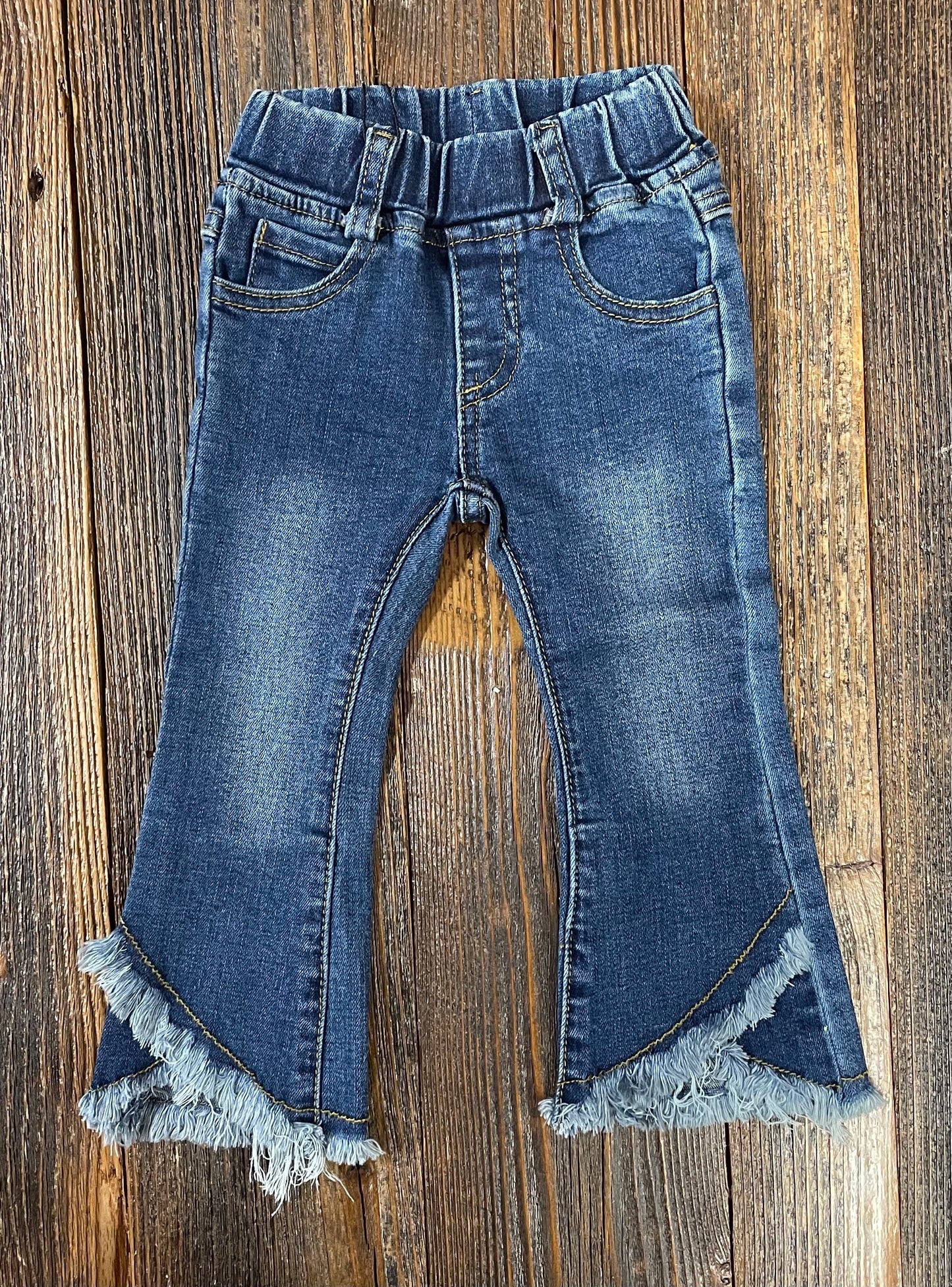 MLKids Shaggy Criss Cross Bottom Jeans - FP014