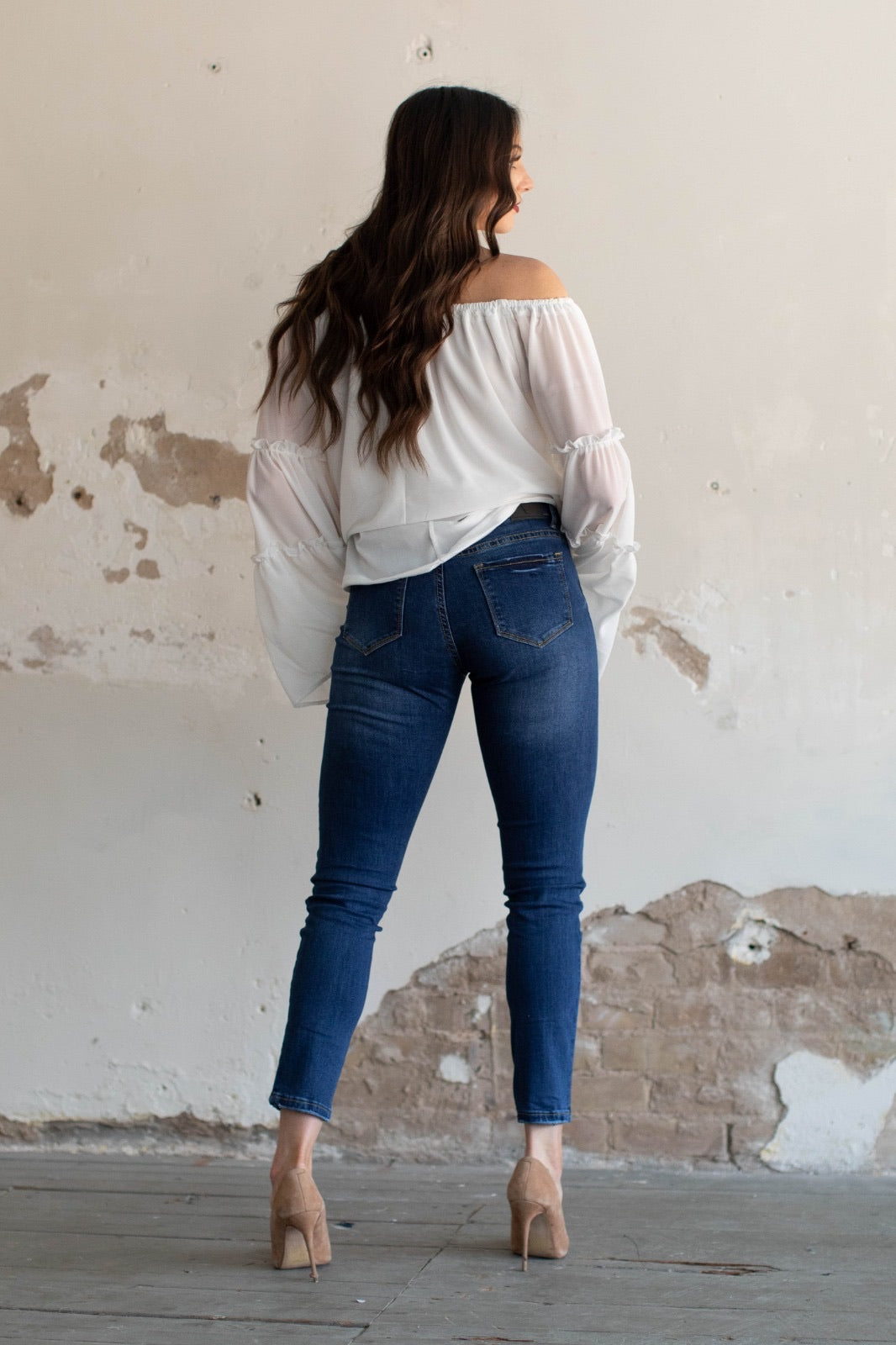L&B mid Wash Skinny Ankle Jean JJE2-MW