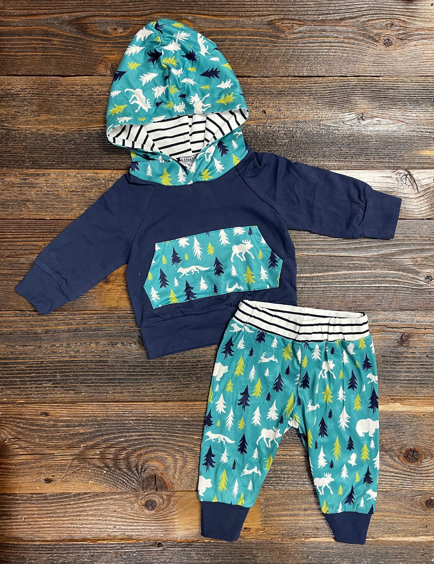 Woodland Hoodie Set