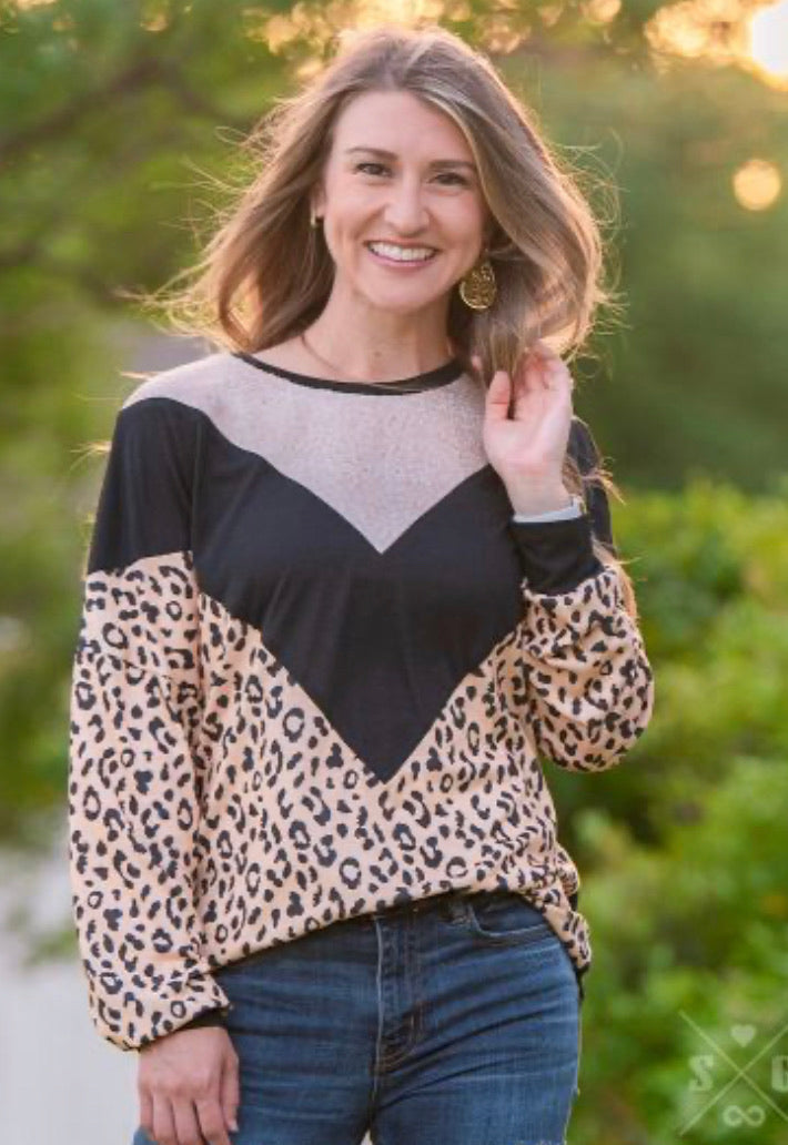 SG Chevy Top with Leopard