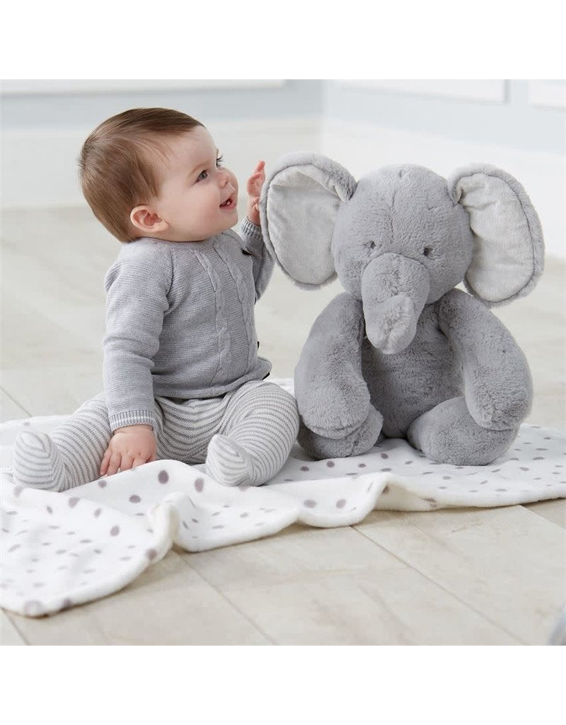 Mudpie Elephant Plush With Blanket