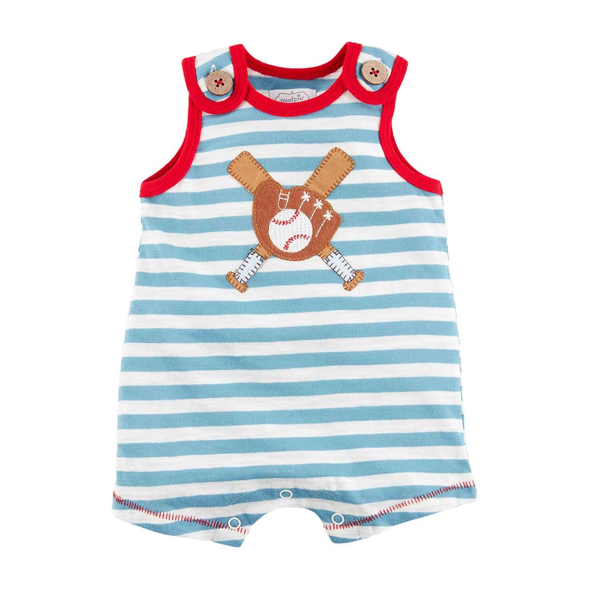 Mudpie Baseball Romper