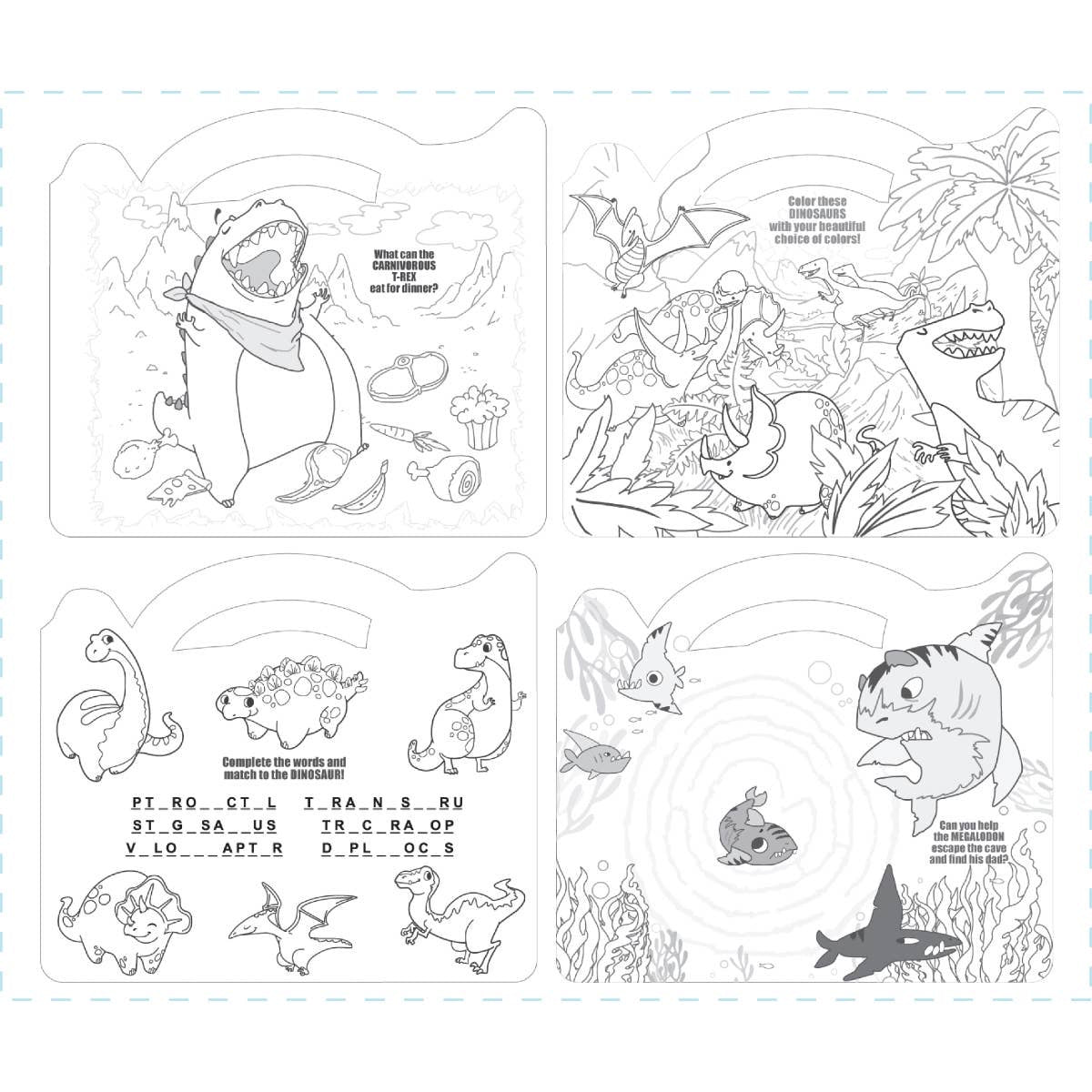CARRY ME! Coloring activity tote