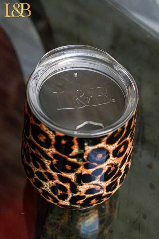 Leopard Wine Tumbler