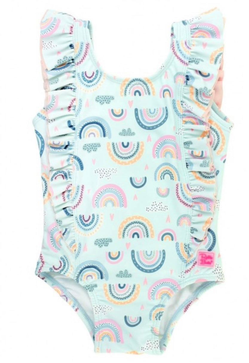 RuffleButts Chase the Rainbow Waterfall One Piece