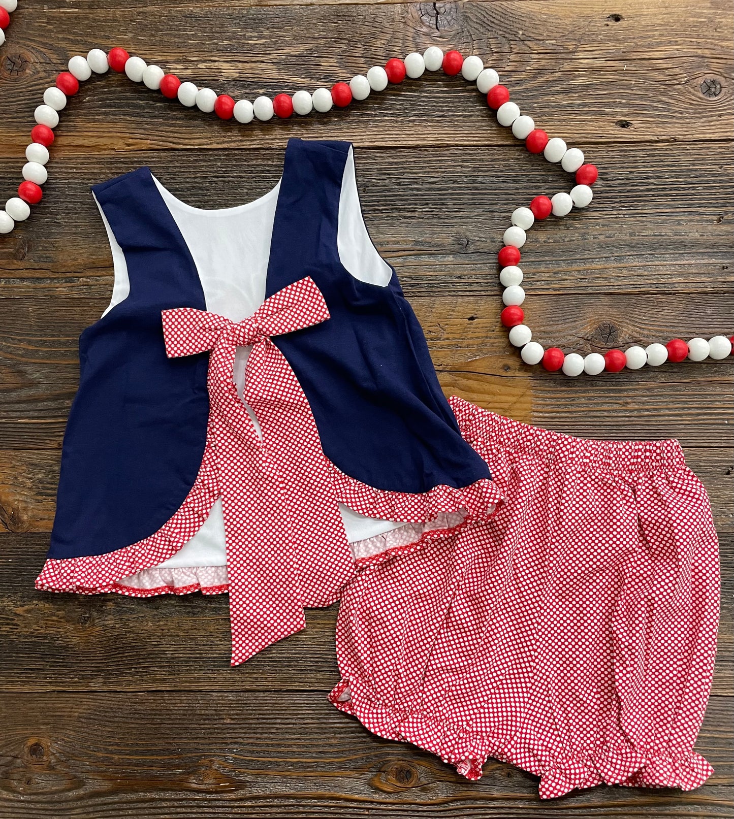 Three Sisters Baseball Applique Bloomer Set