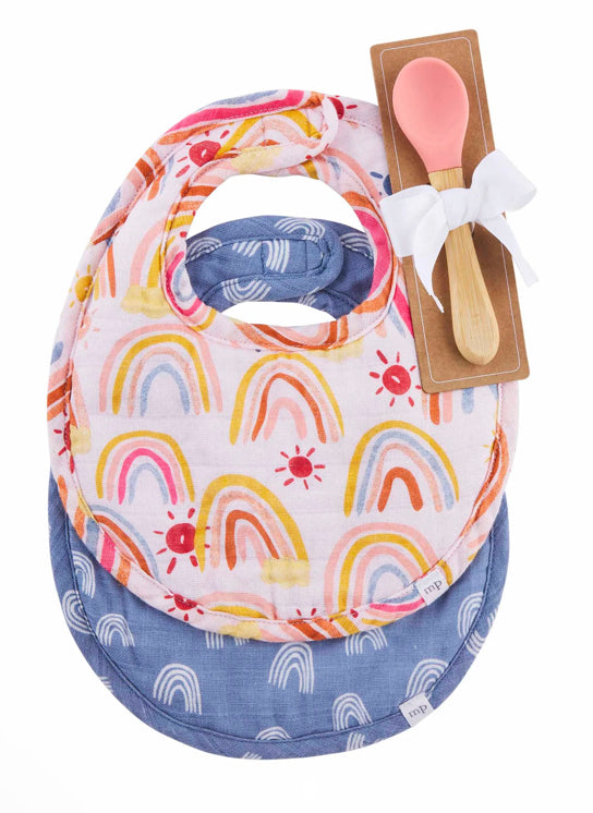 Mudpie Muslim Bib Set With Spoon