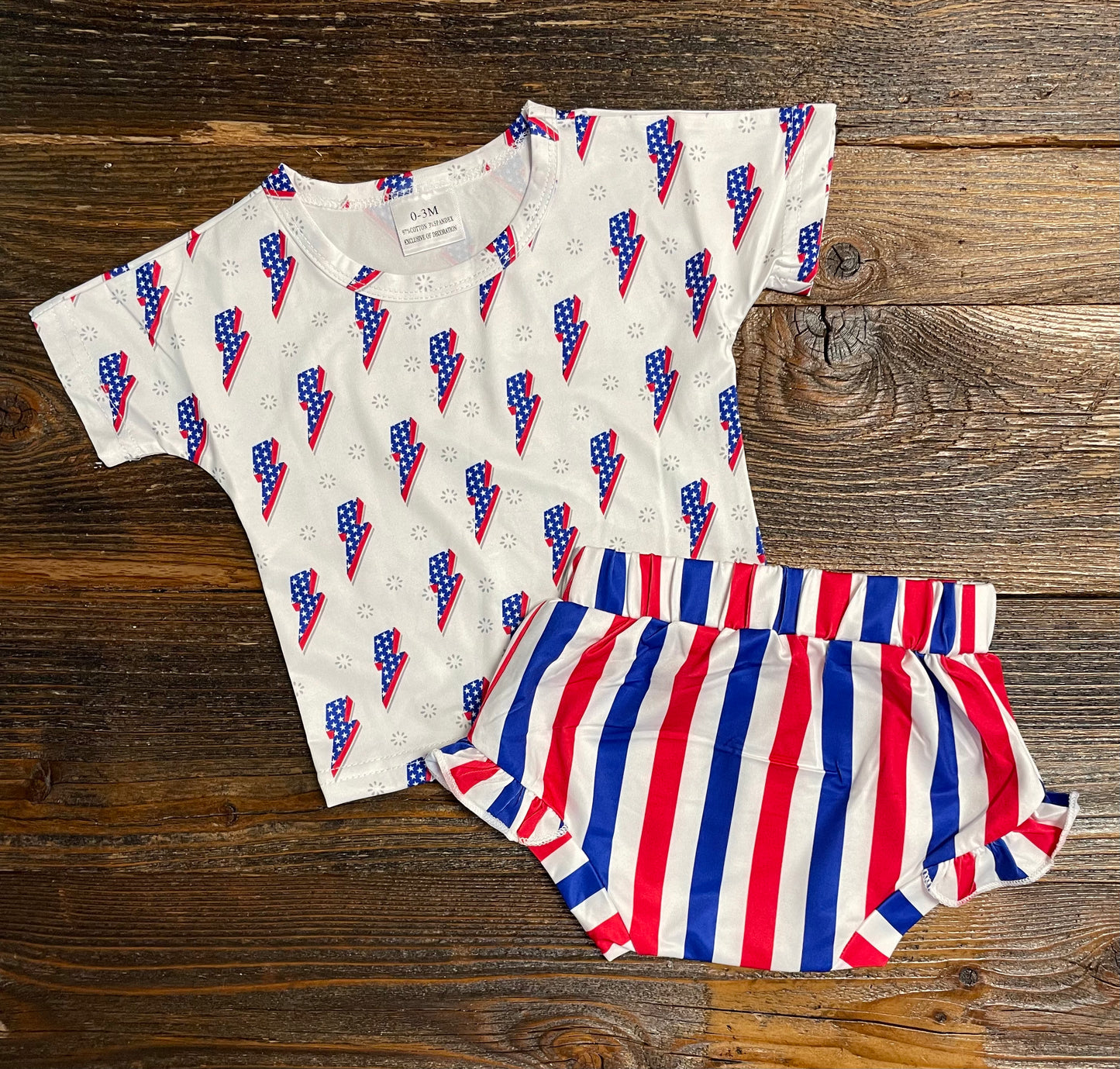 Red/White/Blue Bummie Set