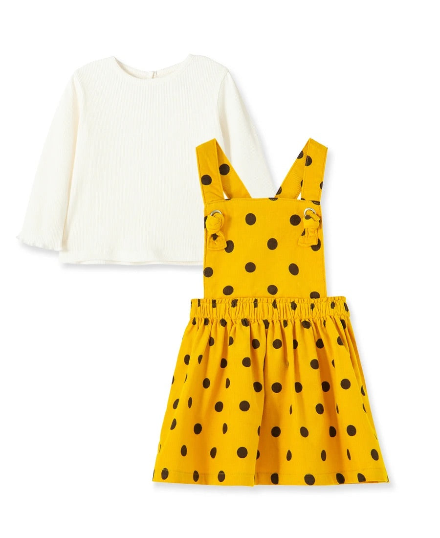 Little Me Polka Dot Dress Set