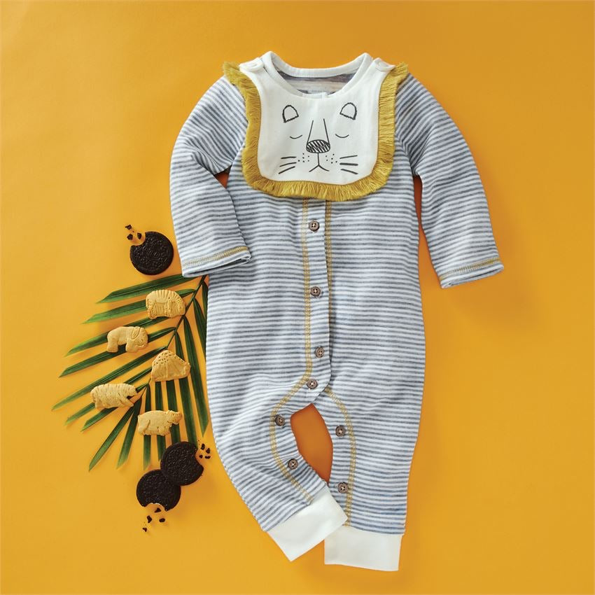 Mudpie Lion Bib & Sleeper