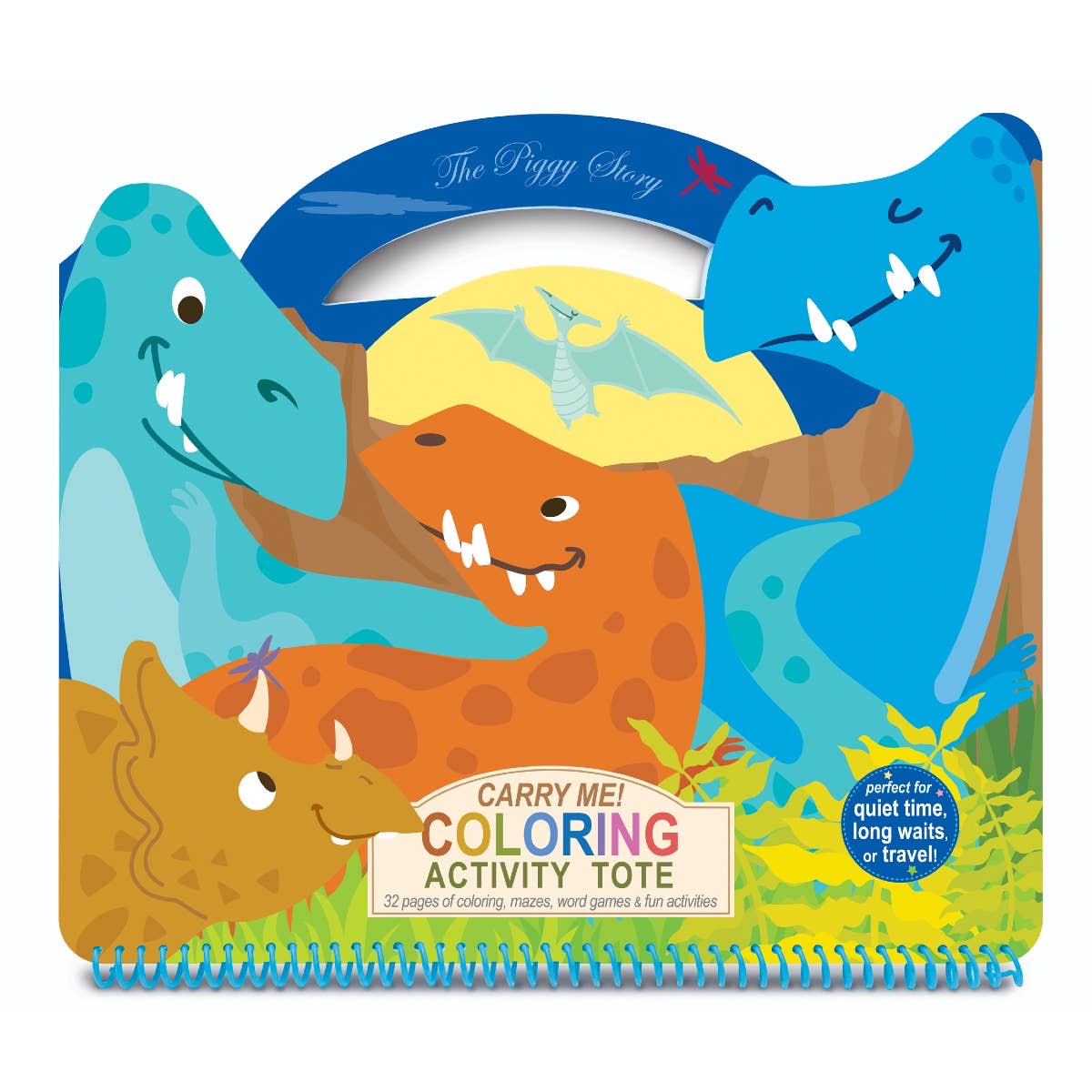 CARRY ME! Coloring activity tote