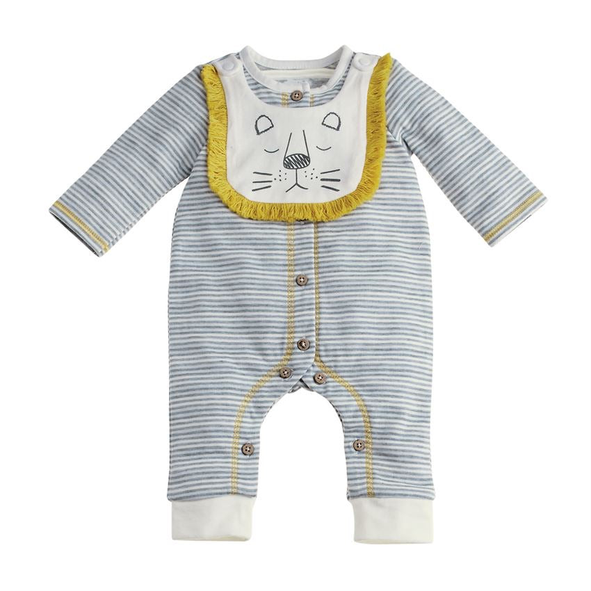 Mudpie Lion Bib & Sleeper