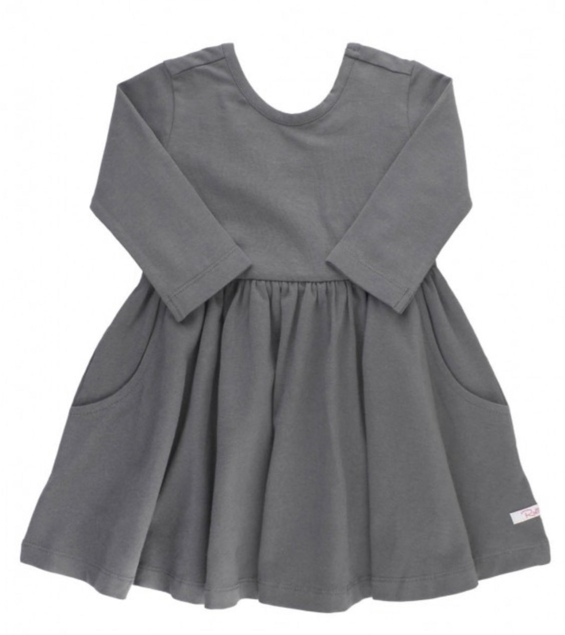 RuffleButts Smoke Twirl Dress