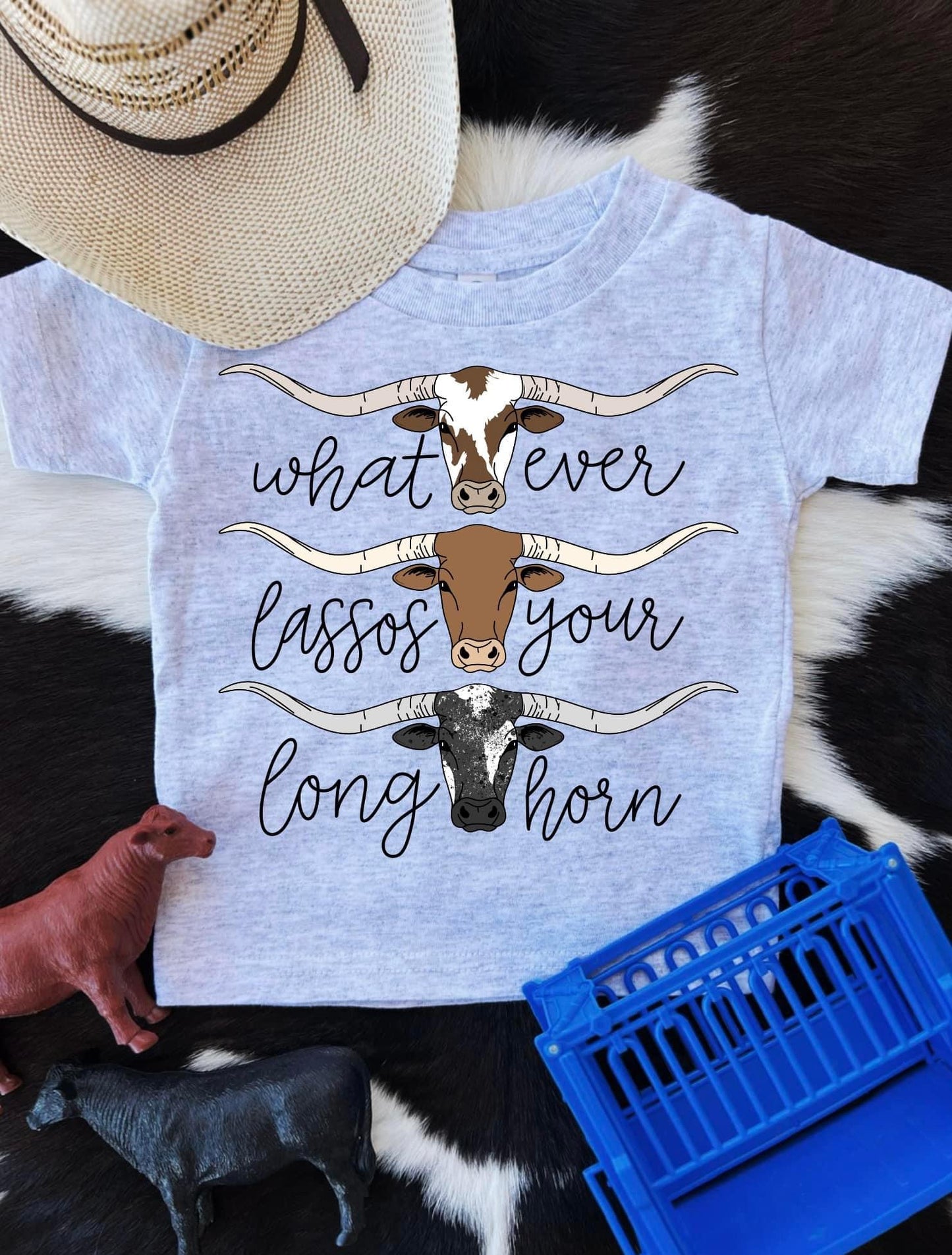 Whatever Lassos Your longhorn Tee