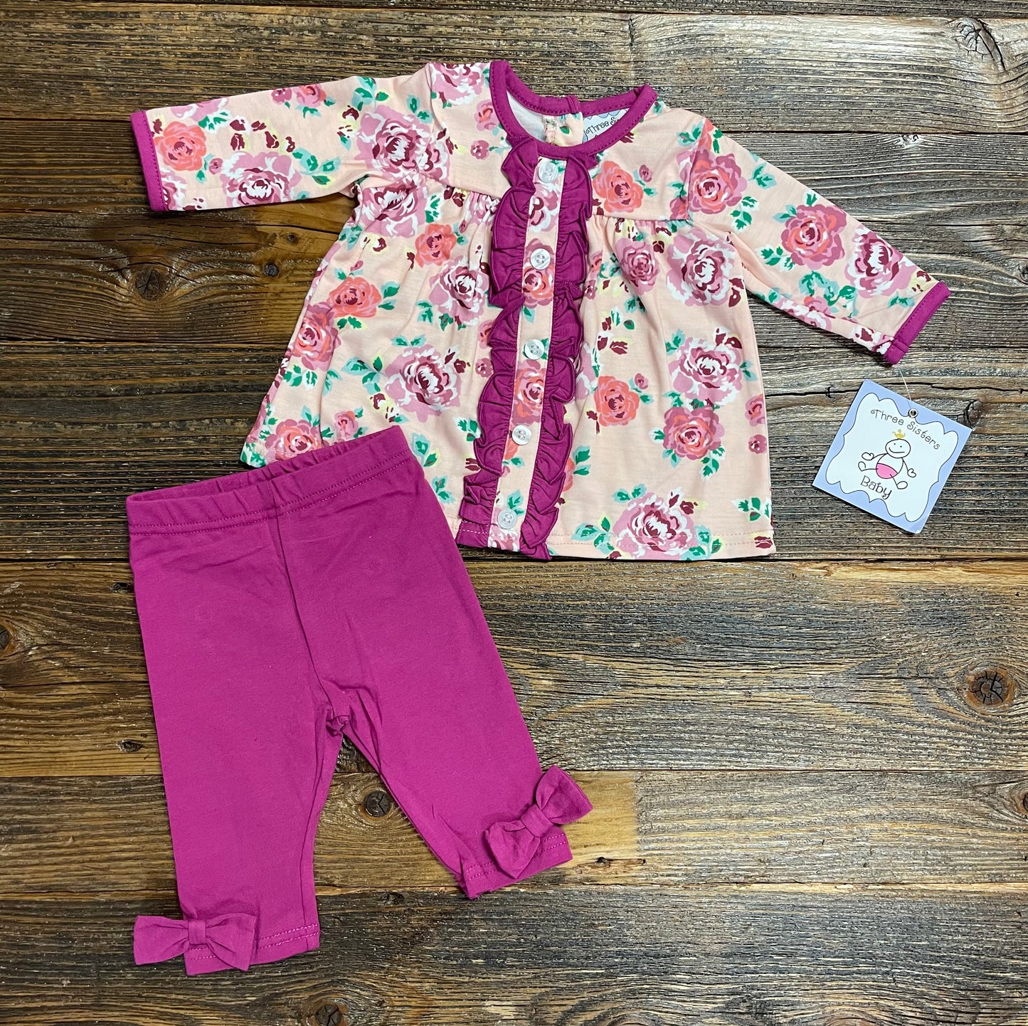 Three Sisters Demi Set - Plum