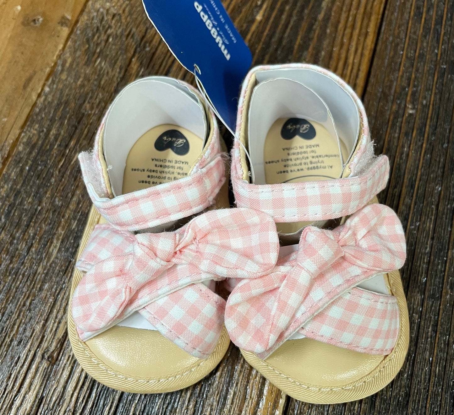 Pink Check Sandal