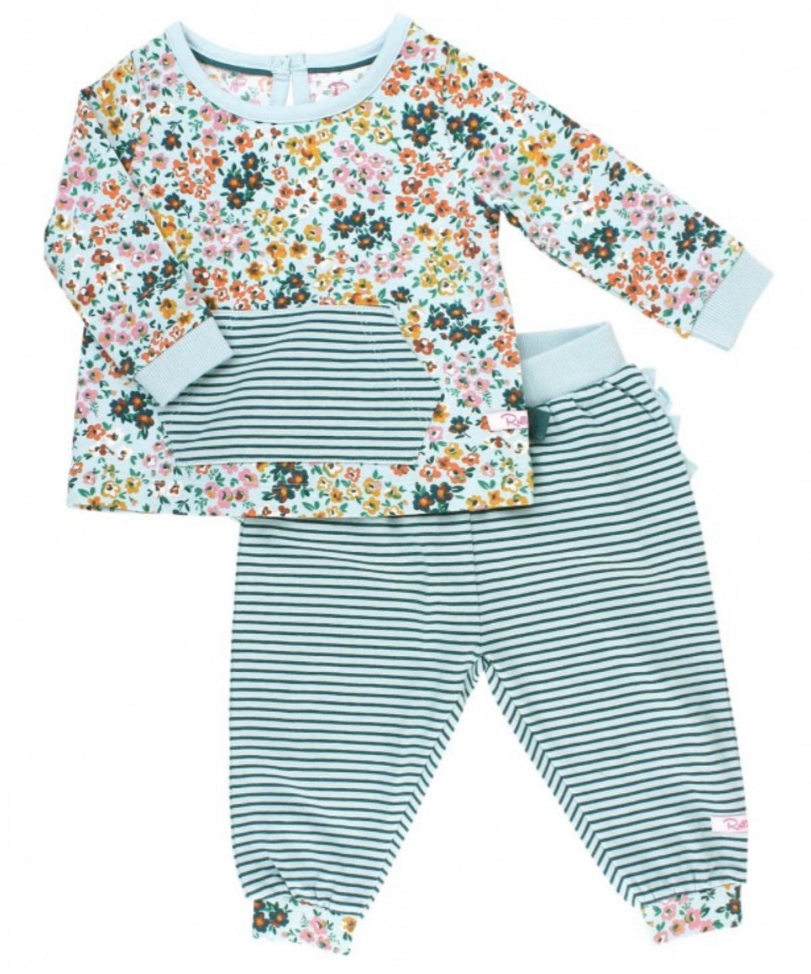 RuffleButts Vintage Garden Jogger Set