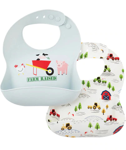 Mudpie Silicone Bib Set