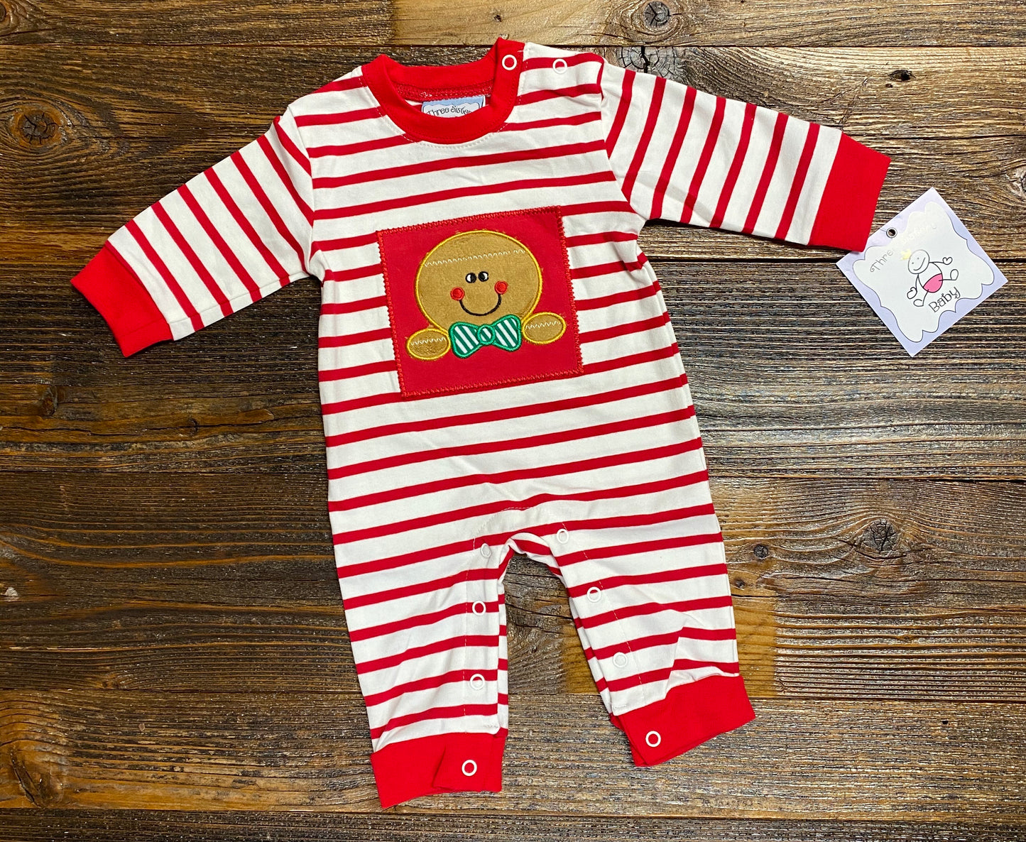 TS Gingerbread Boys Romper