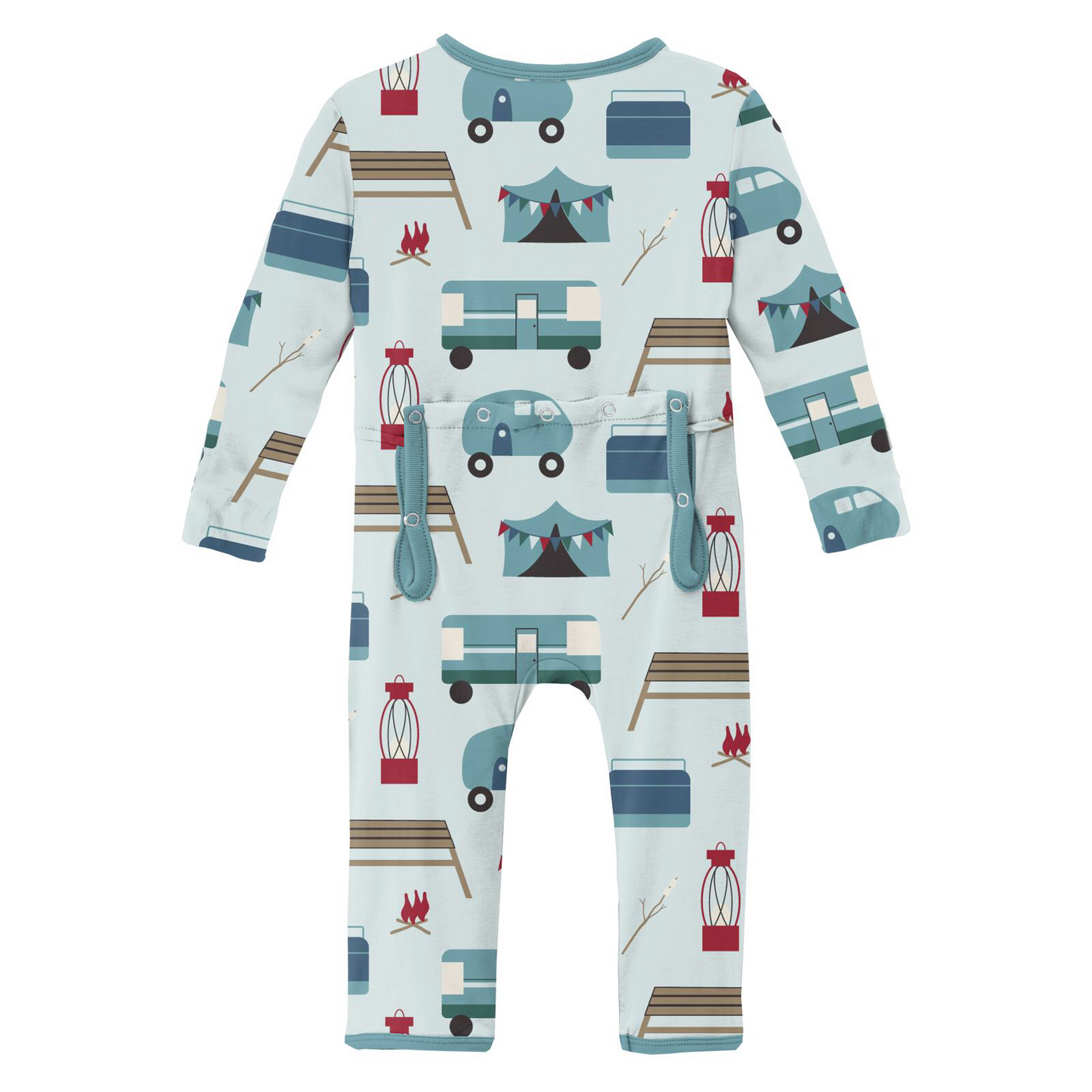 Kickee Pants Fresh Air Camping Coverall with Zipper