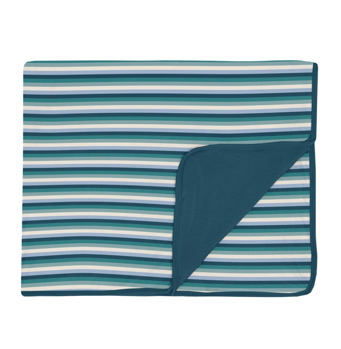 Kickee Pants Dino Stripe Print Toddler Blanket