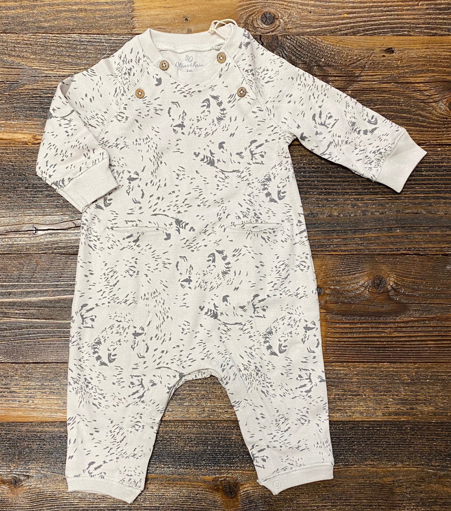 Oliver & Rain Racoon Jumpsuit
