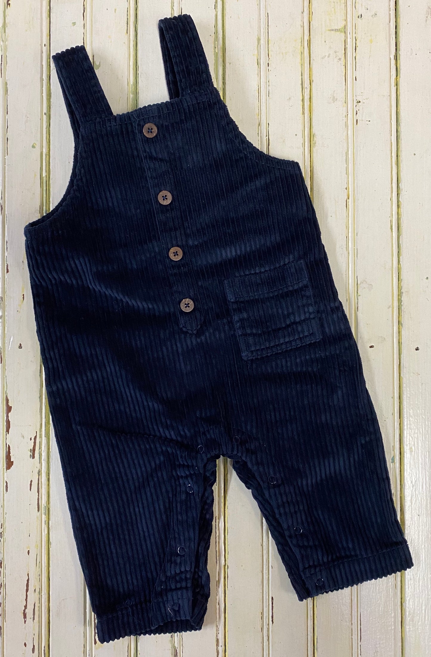 Navy Corduroy Overall