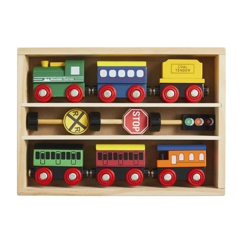 Mudpie Boxed Wood Train Set