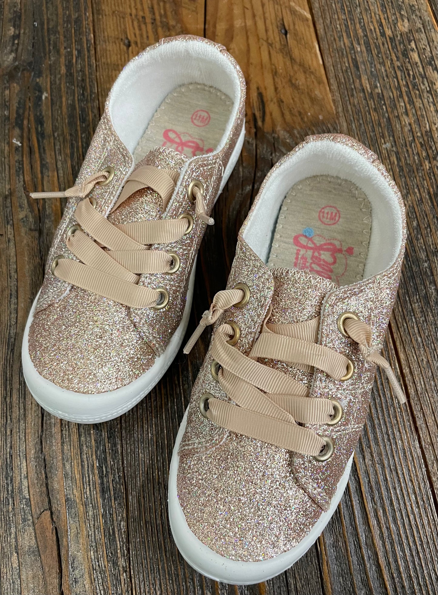 Lollie Rose Glitter Slip On Shoe