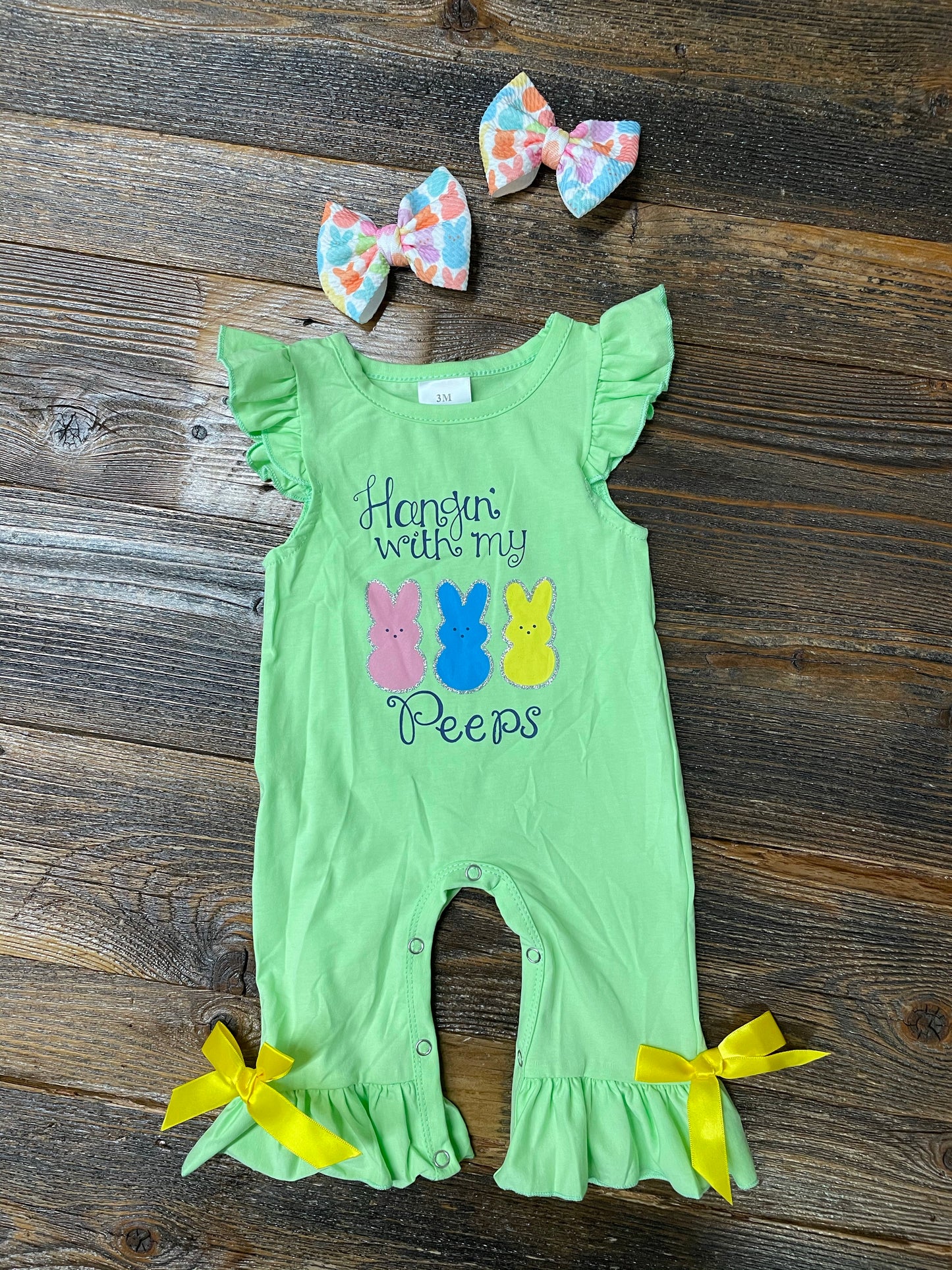 Hangin’ with my Peeps romper